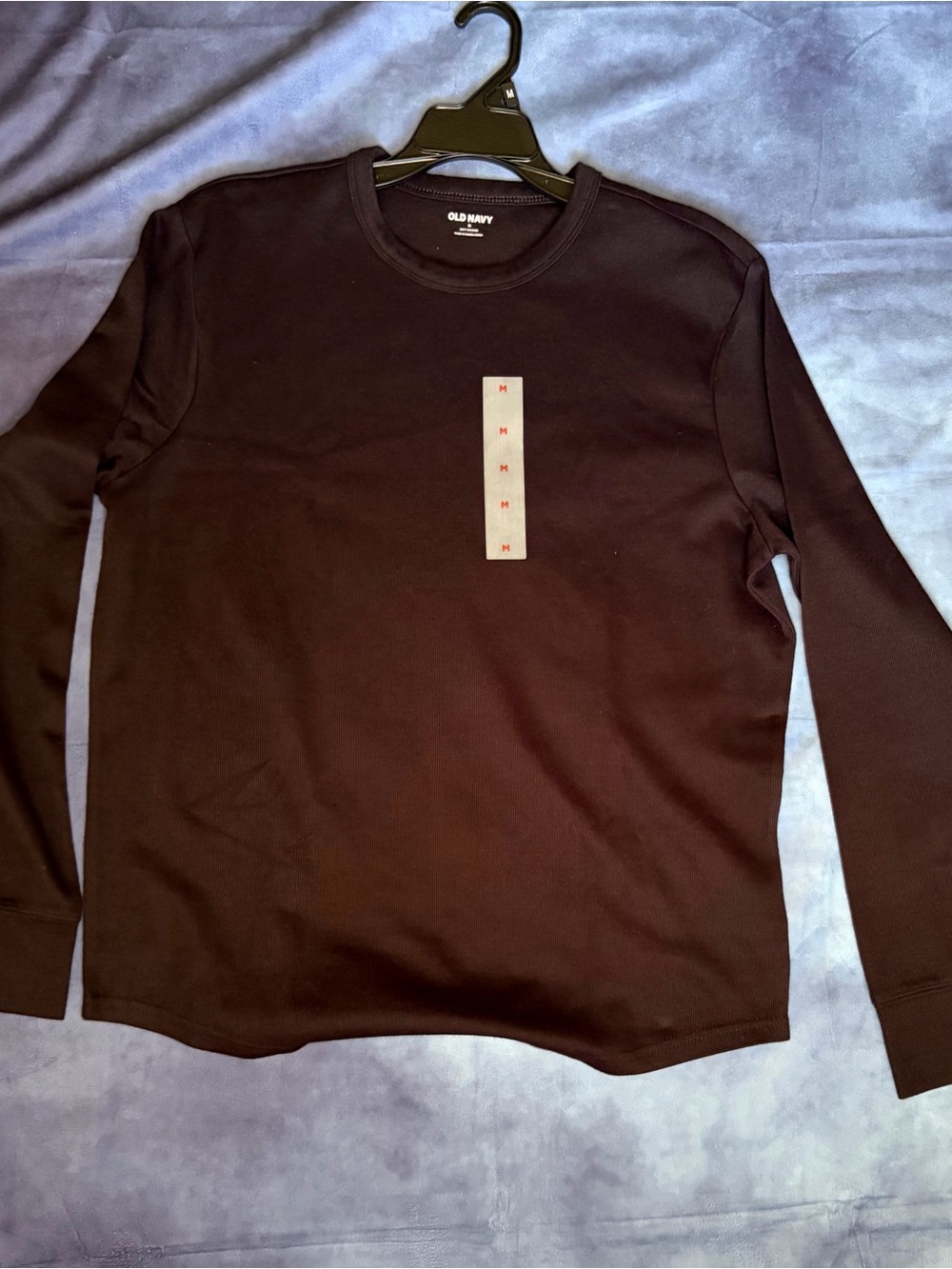 Old Navy Men's Black Long-Sleeve Crewneck